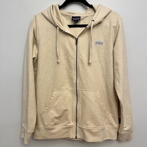 Patagonia Organic Cotton Full Zip Ahnya Hoodie, Size Medium
